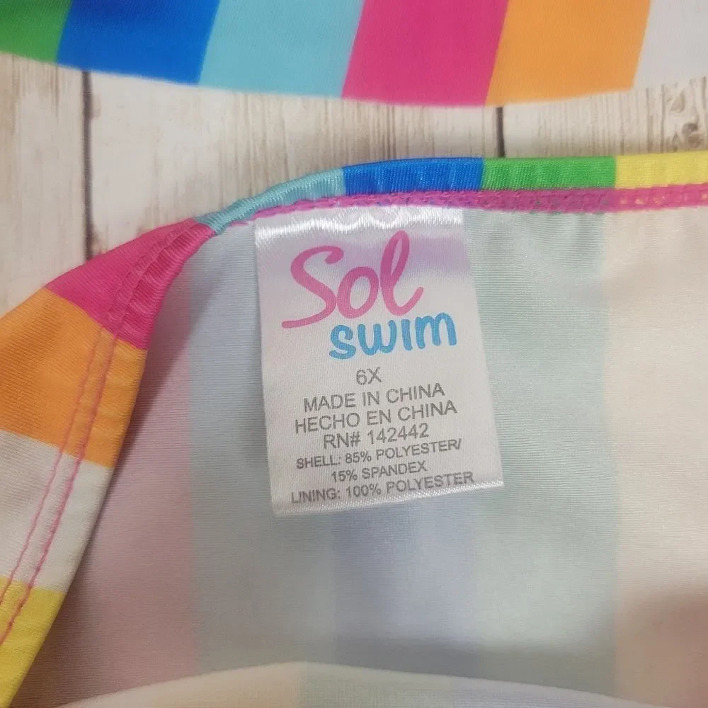 Girls Swimsuits Bundle Size 6